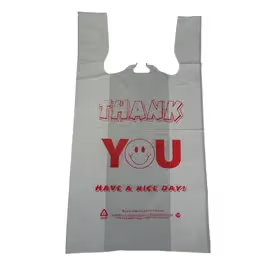 White & Red Thank You T-Sack Bag